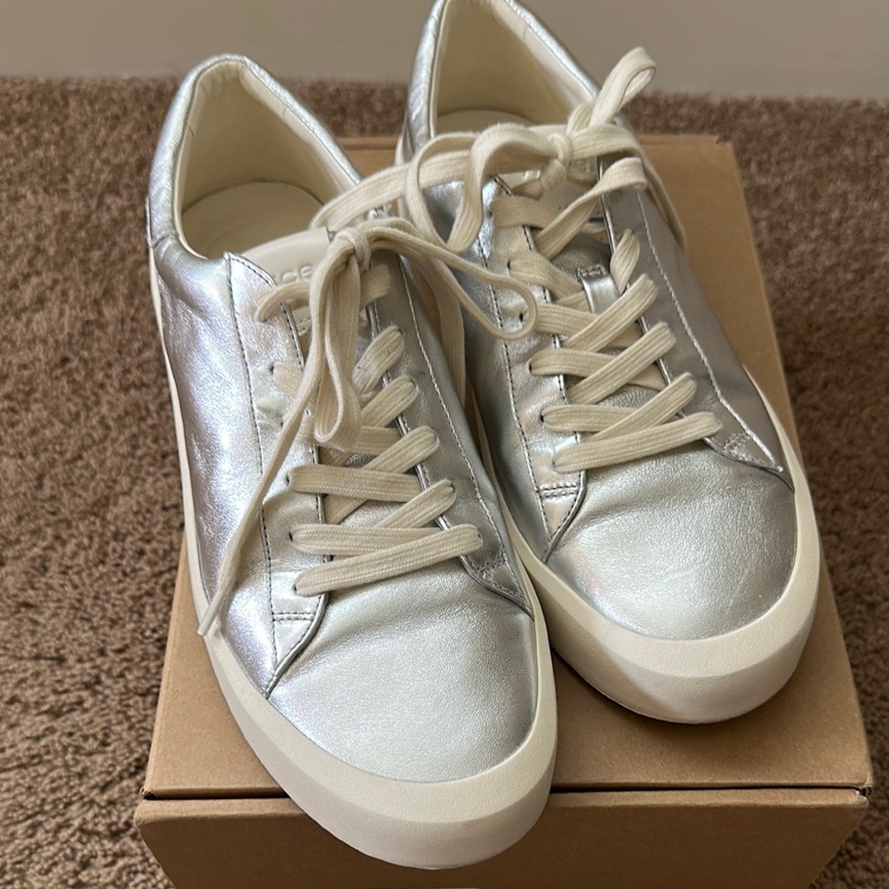 Vince Gabi Silver Women's Sneakers